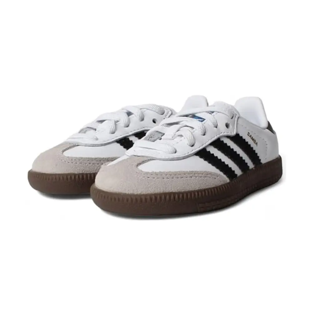 Adidas Samba OG 'Cloud White Core Black Gum' Toddler Shoes 