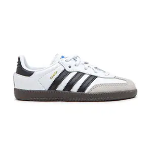 Adidas Samba OG 'Cloud White Core Black Gum' Toddler Shoes 3A61