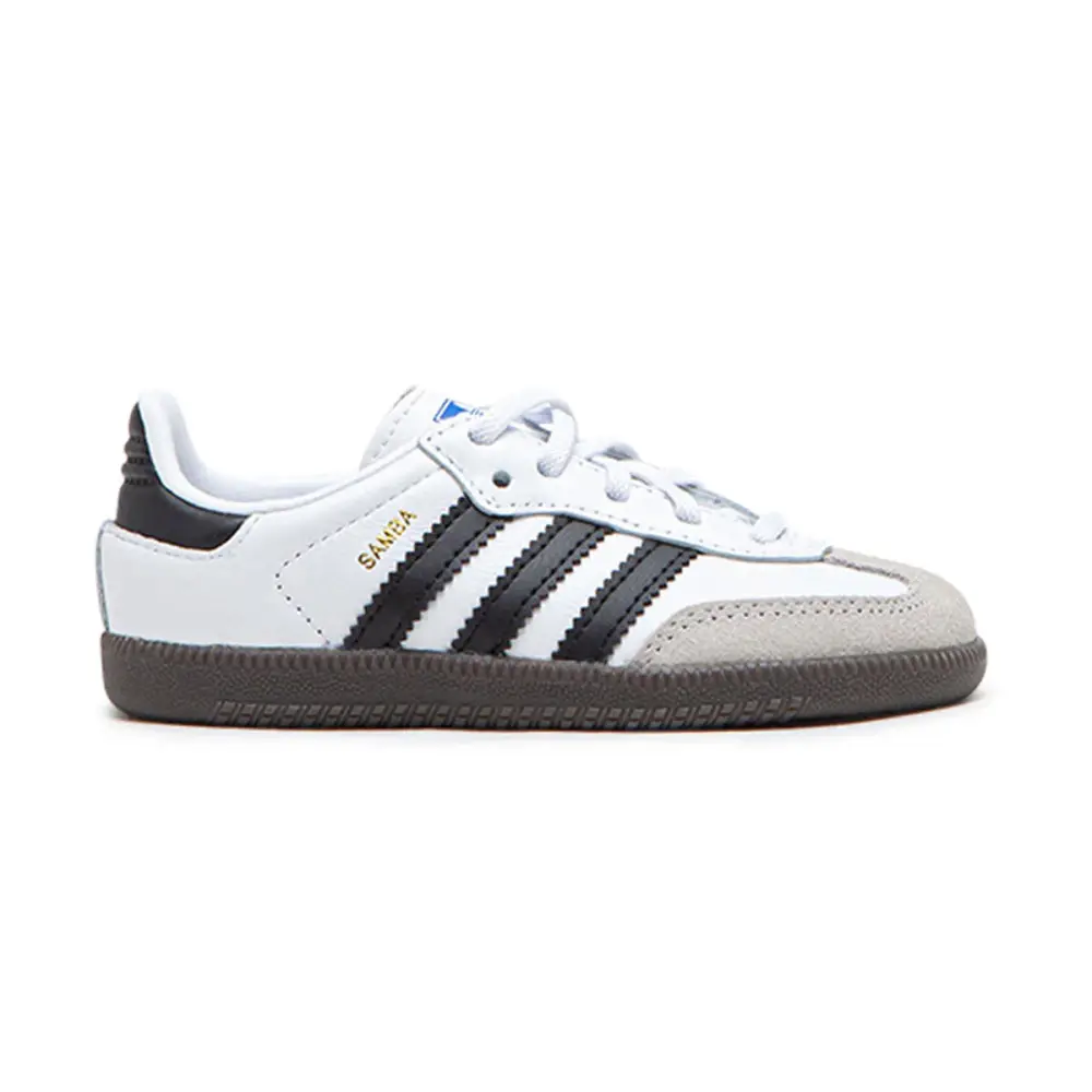 Adidas Samba OG 'Cloud White Core Black Gum' Toddler Shoes 