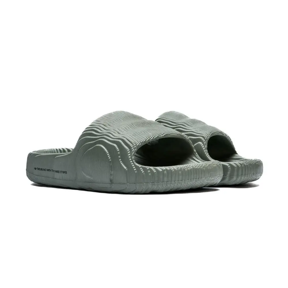 Adidas Adilette 22 'Silver Green' Women's Slides E5AF74