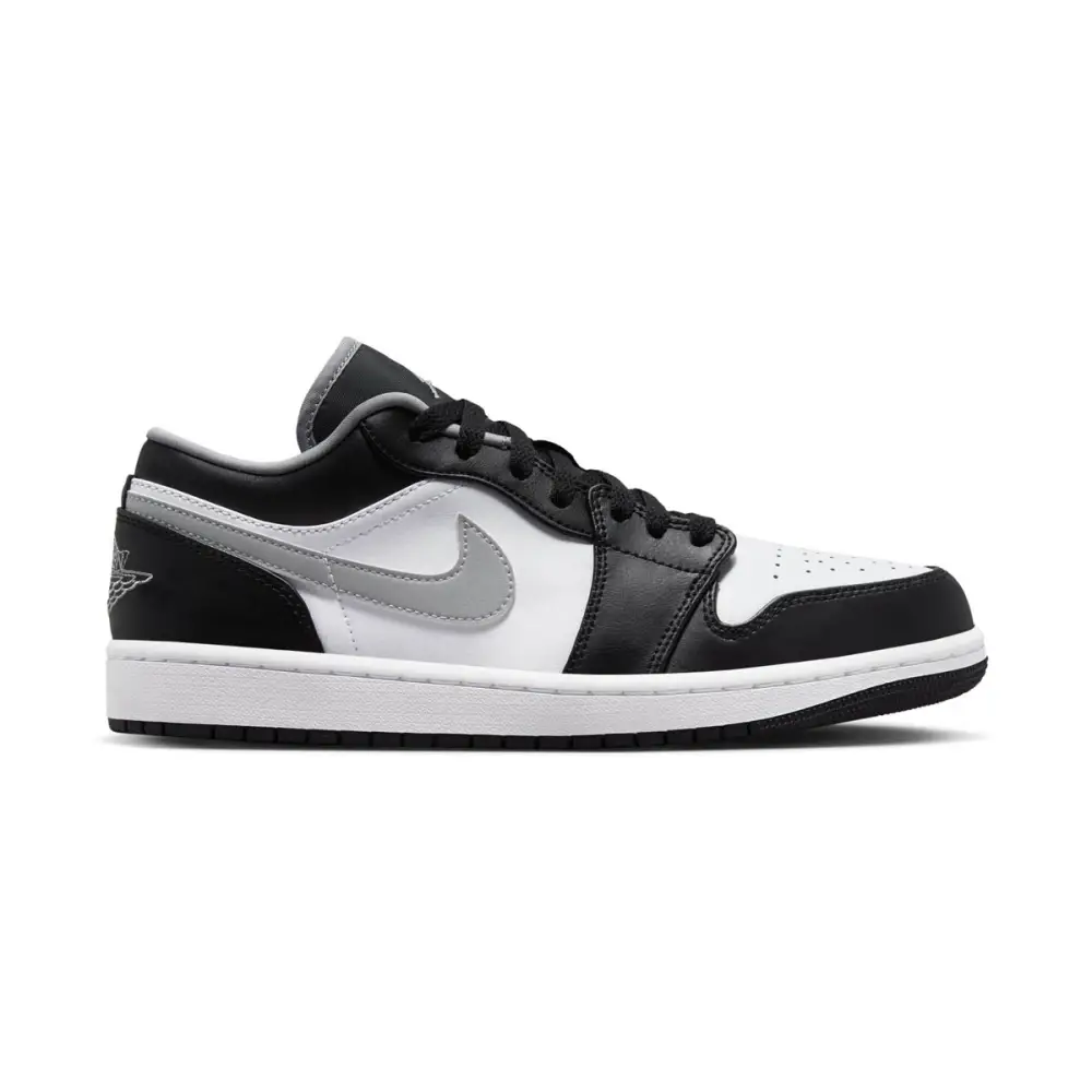 Air Jordan 1 Low 'Black and Particle Grey' Men's Shoes 74C208