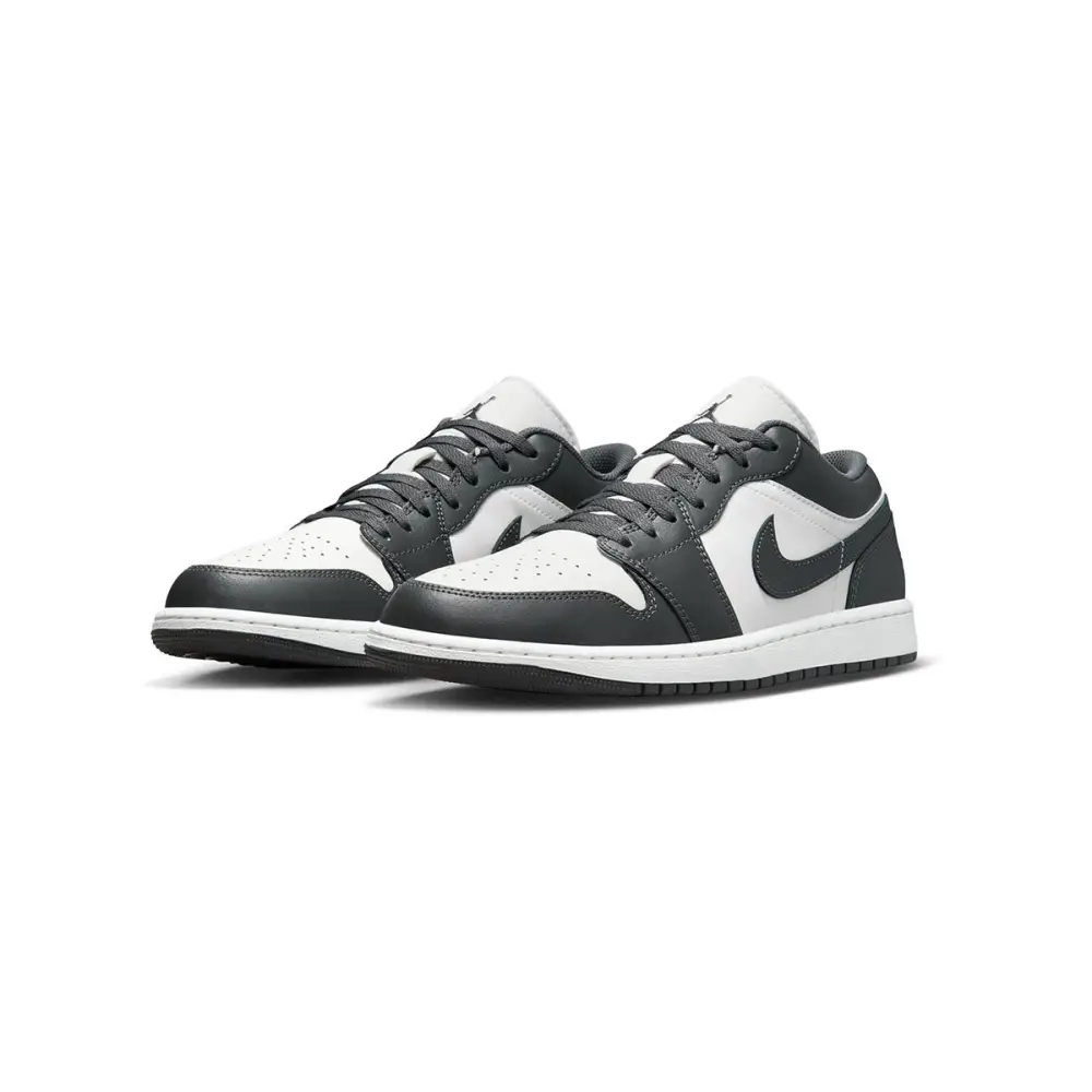 Air Jordan 1 Low 'Iron Gray Summit White' Men's Shoes 