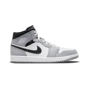 Air Jordan 1 'Light Smoke Grey' Mid Men's Shoes 9A436