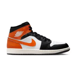 Air Jordan 1 Mid 'Black Toe Starfish' Men's Shoes 515126