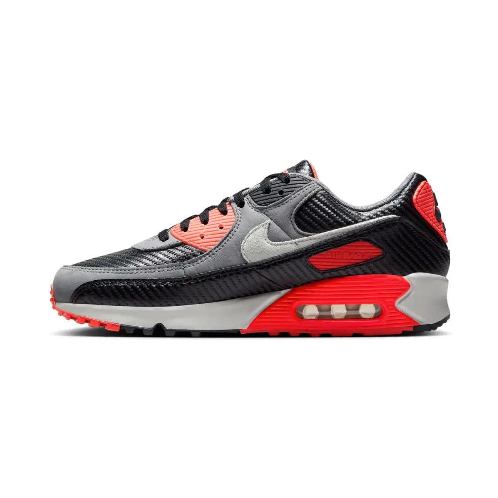 Nike Air Max 90 Premium 'Infrared Carbon Fiber' Men's Shoes 