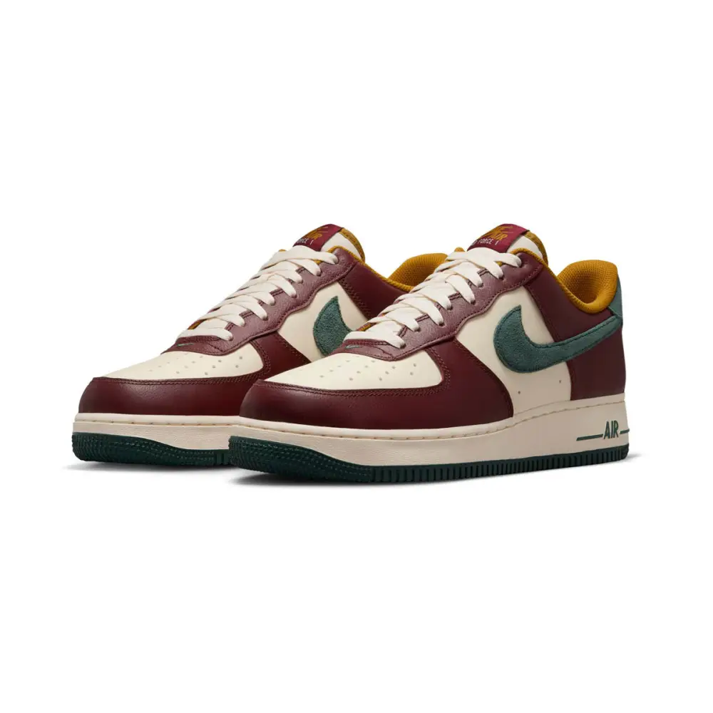 Nike Air Force 1 '07 LV8 'Dark Team Red Vintage Green' Men's Shoes 