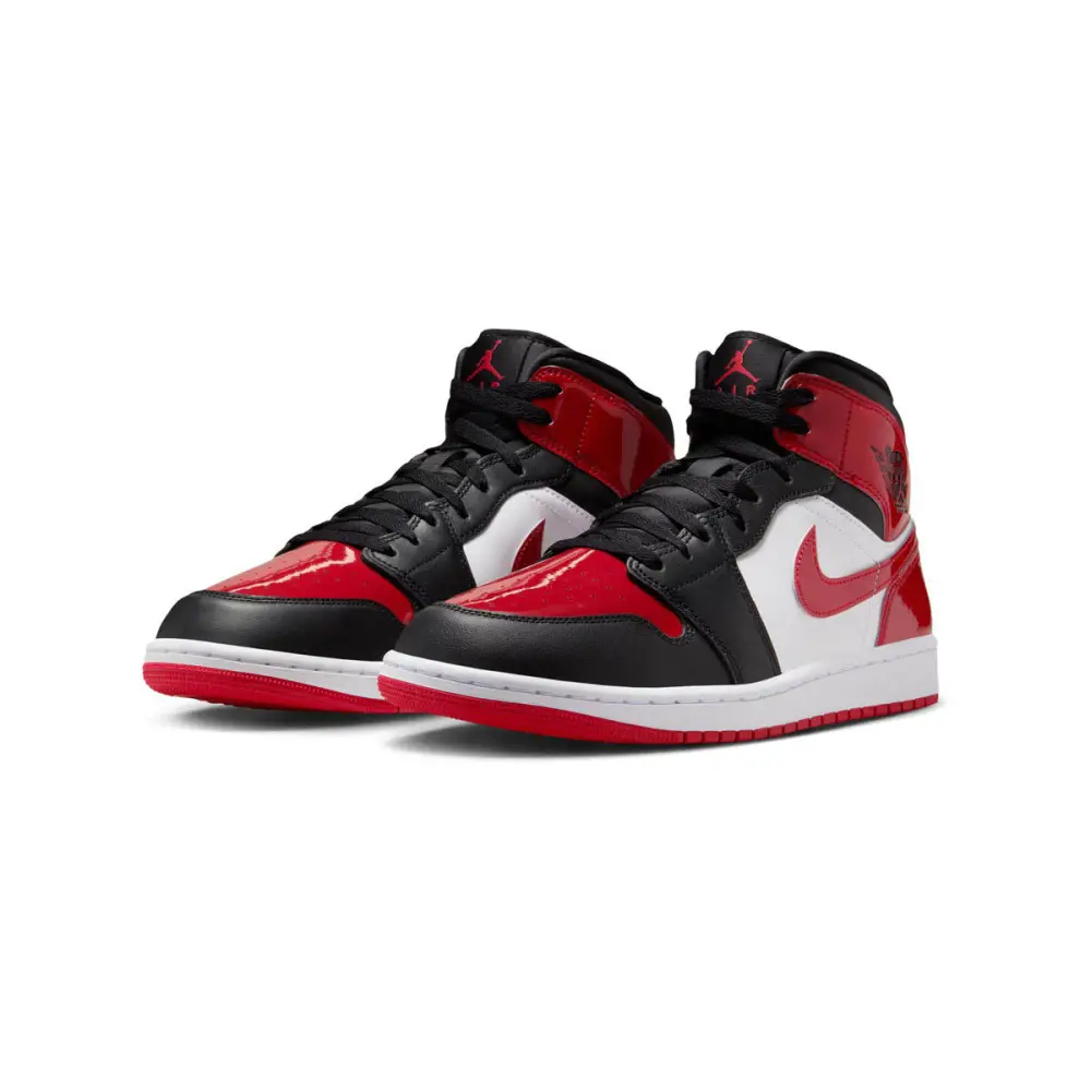 Air Jordan 1 Mid SE 'Bred Toe' Men's Shoes 