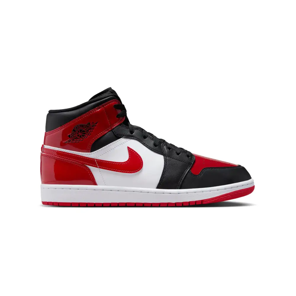 Air Jordan 1 Mid SE 'Bred Toe' Men's Shoes 