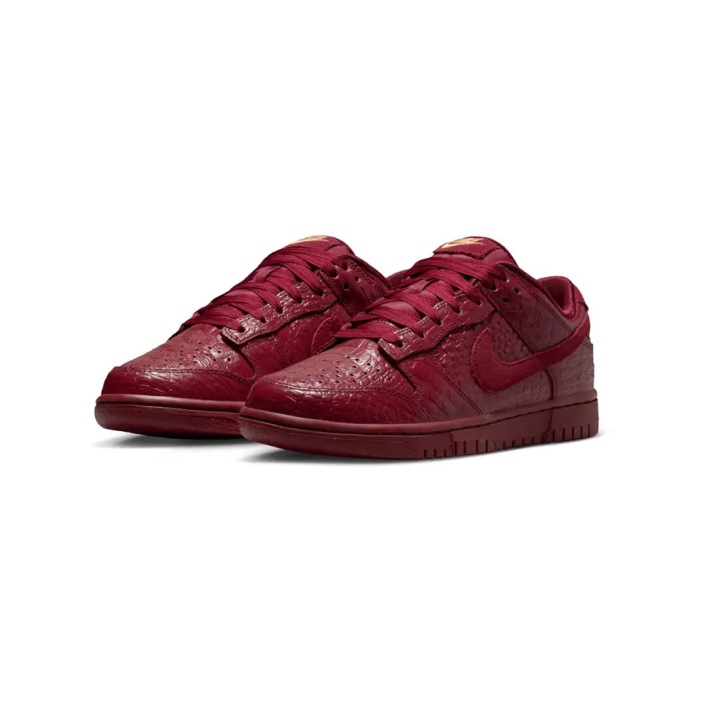 Nike Dunk Low 'Crocodile Team Red' Women's Shoes
