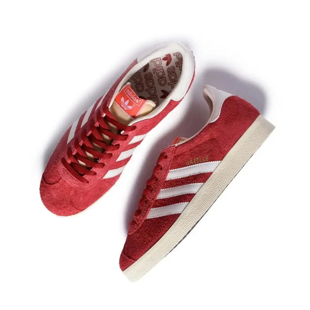 Adidas Gazelle 'Team Victory Red Off White Cream White' Men's Shoes 09A4202