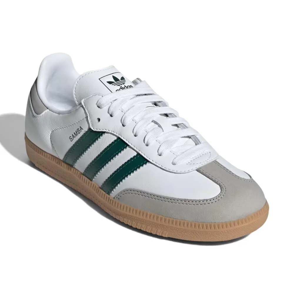 Adidas Samba OG 'White Collegiate Green Gum' Women's Shoes 