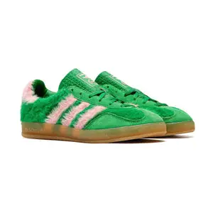 Adidas Gazelle Indoor 'Green Glow Pink' Women's Shoes EDF194