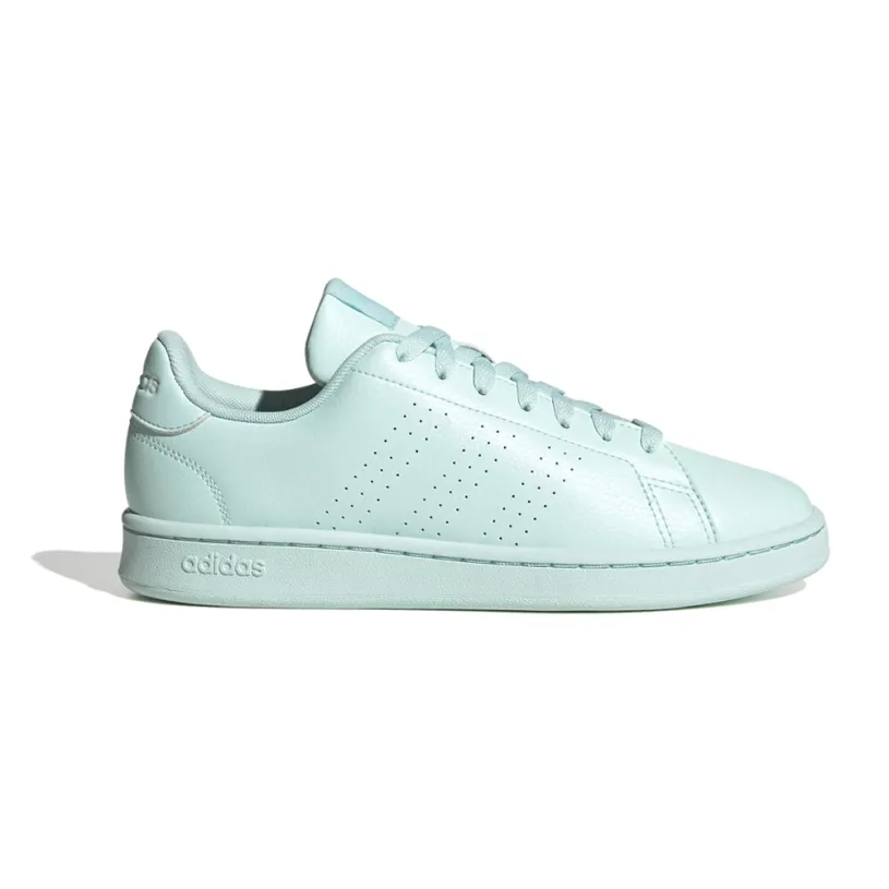 adidas | Womens Advantage Perforated Lace Up Sneakers